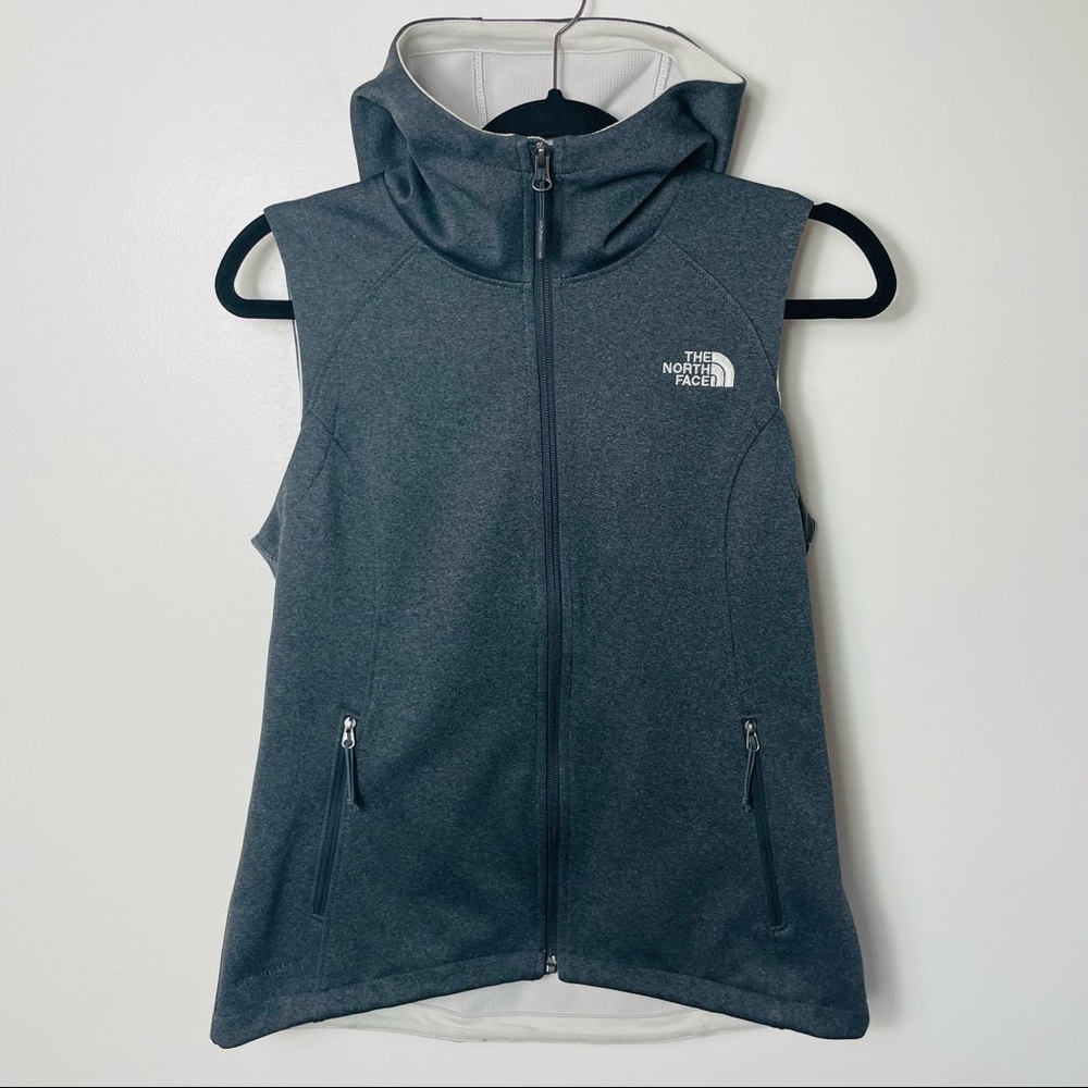The North Face Shelbe Raschel Vest, Hooded, Fleece Lined EUC